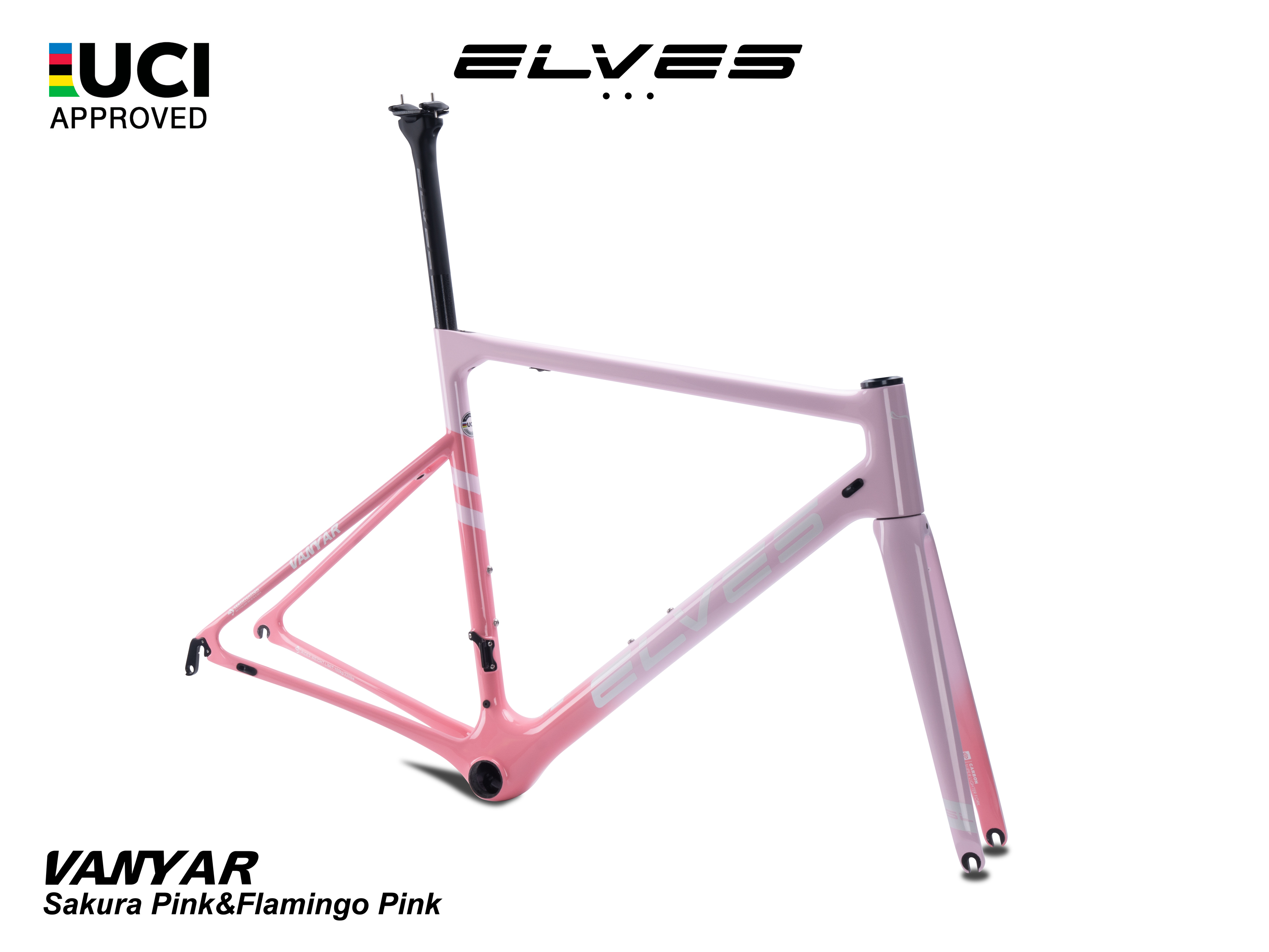 UCI Approved!  ELVES Vanyar Carbon SuperLight Road Framesets