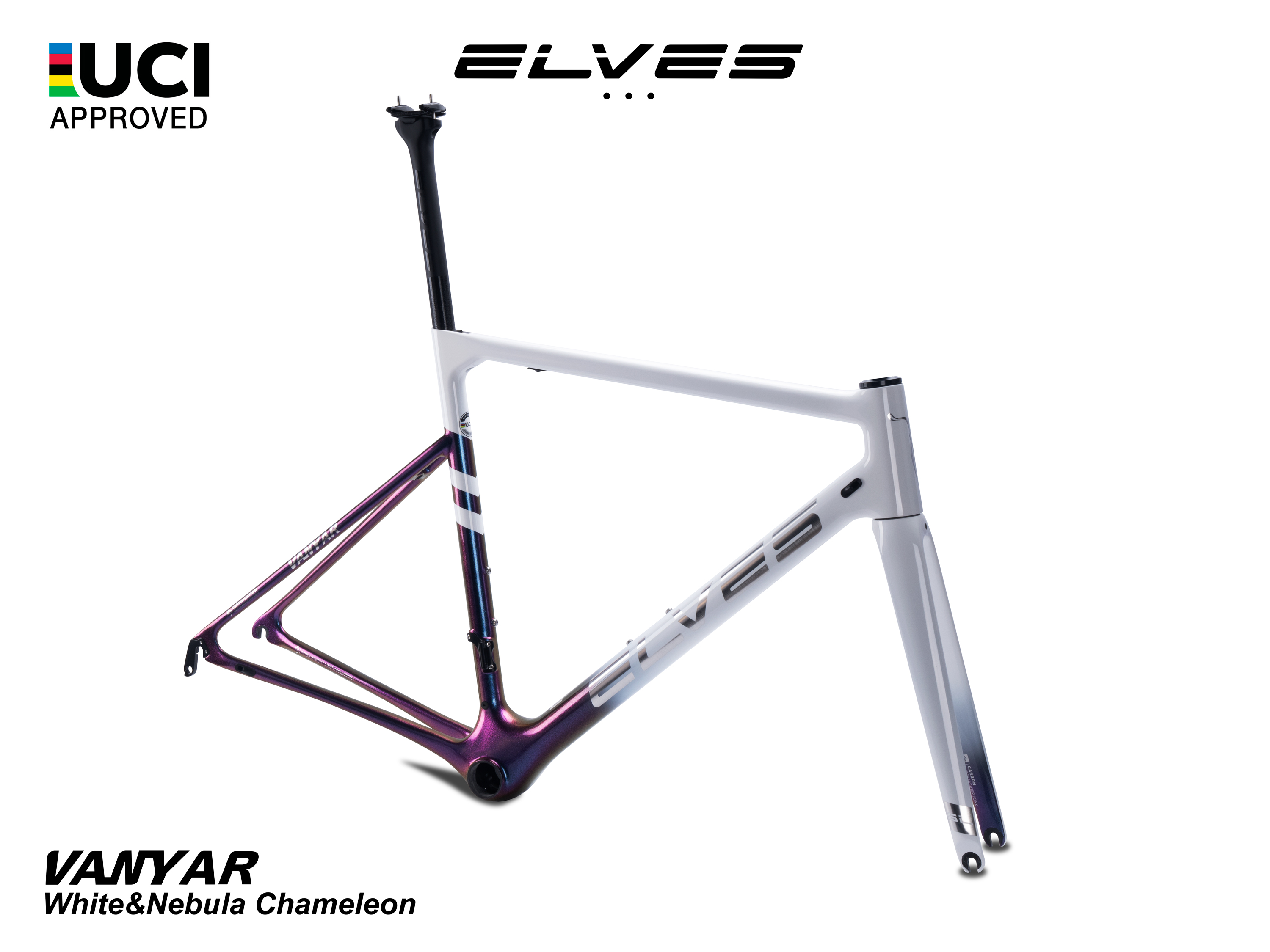 UCI Approved!  ELVES Vanyar Carbon SuperLight Road Framesets