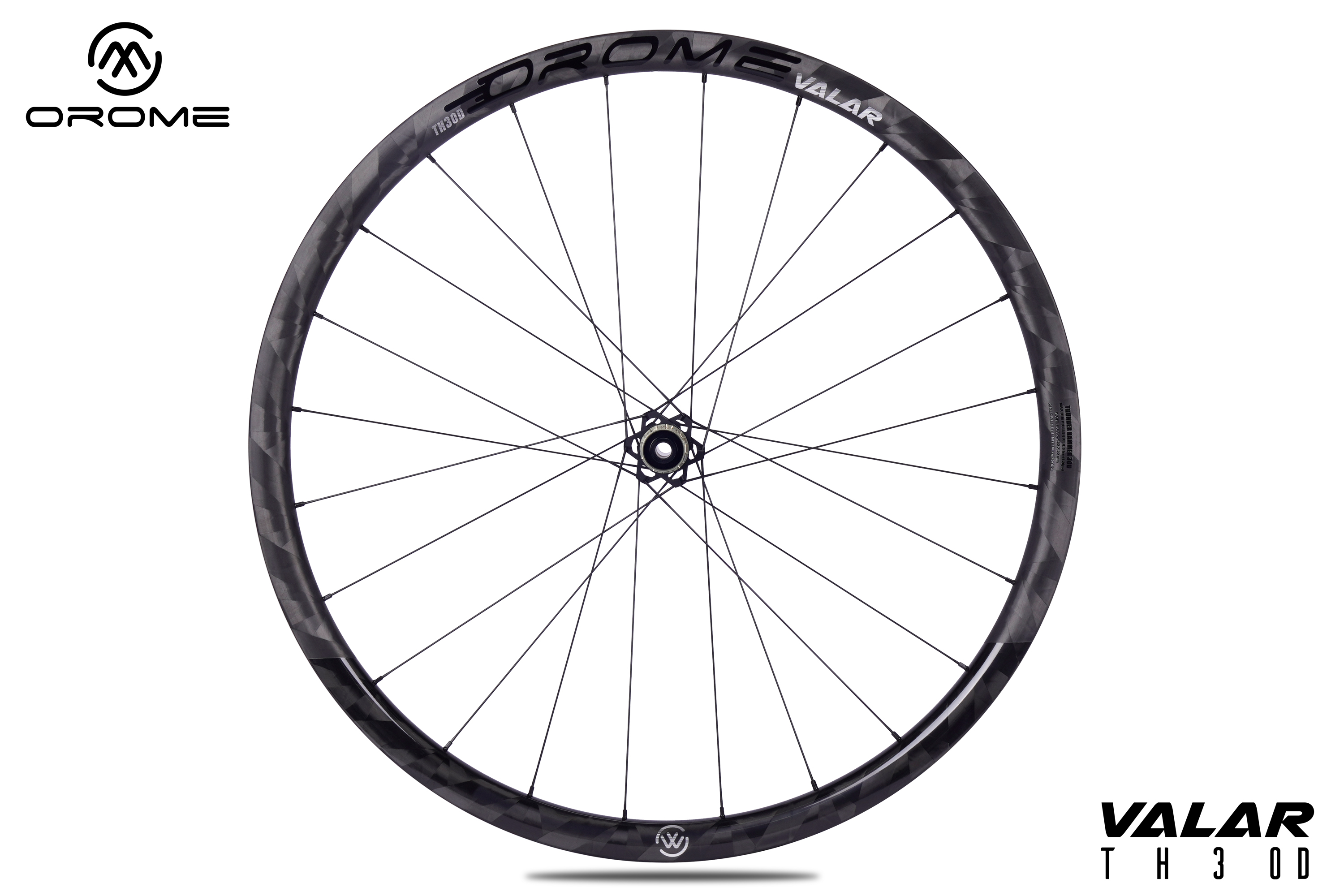 OROME VALAR TH30D Carbon Road Disc Brake Wheelsets, Disc Brake Carbon Wheels. Superlight Carbon Disc Brake Wheelsets