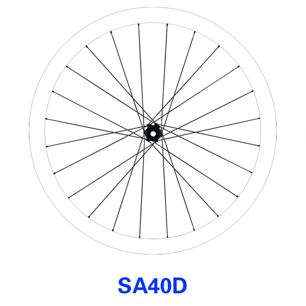 ELVES OROME SA Series Custom Painted Carbon Road Disc Wheelset