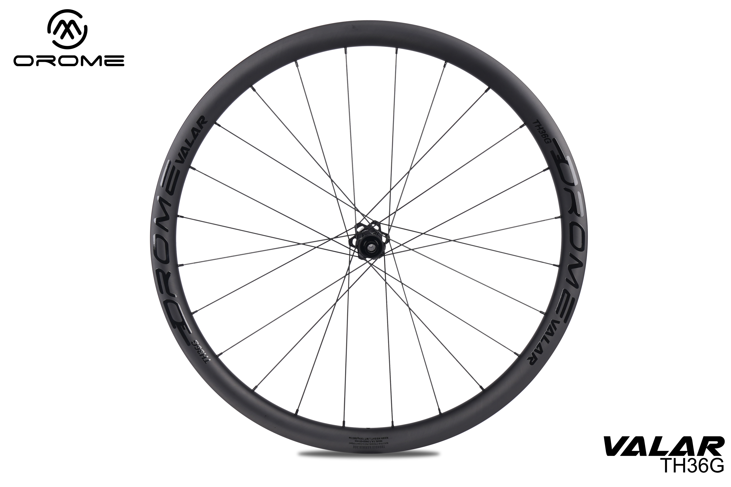 OROME VALAR TH36G Carbon Gravel Disc Brake Wheelsets