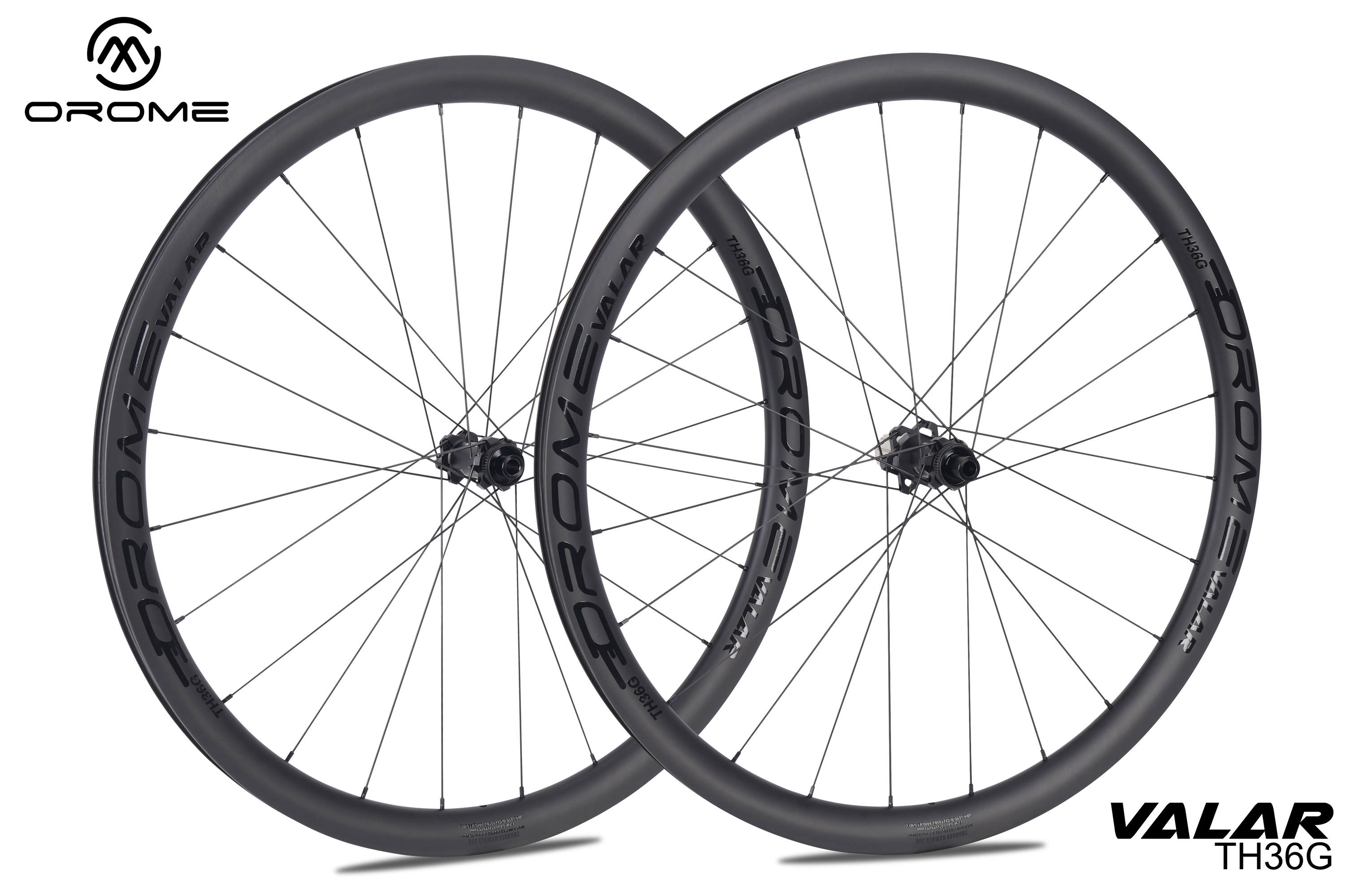 OROME VALAR TH36G Carbon Gravel Disc Brake Wheelsets
