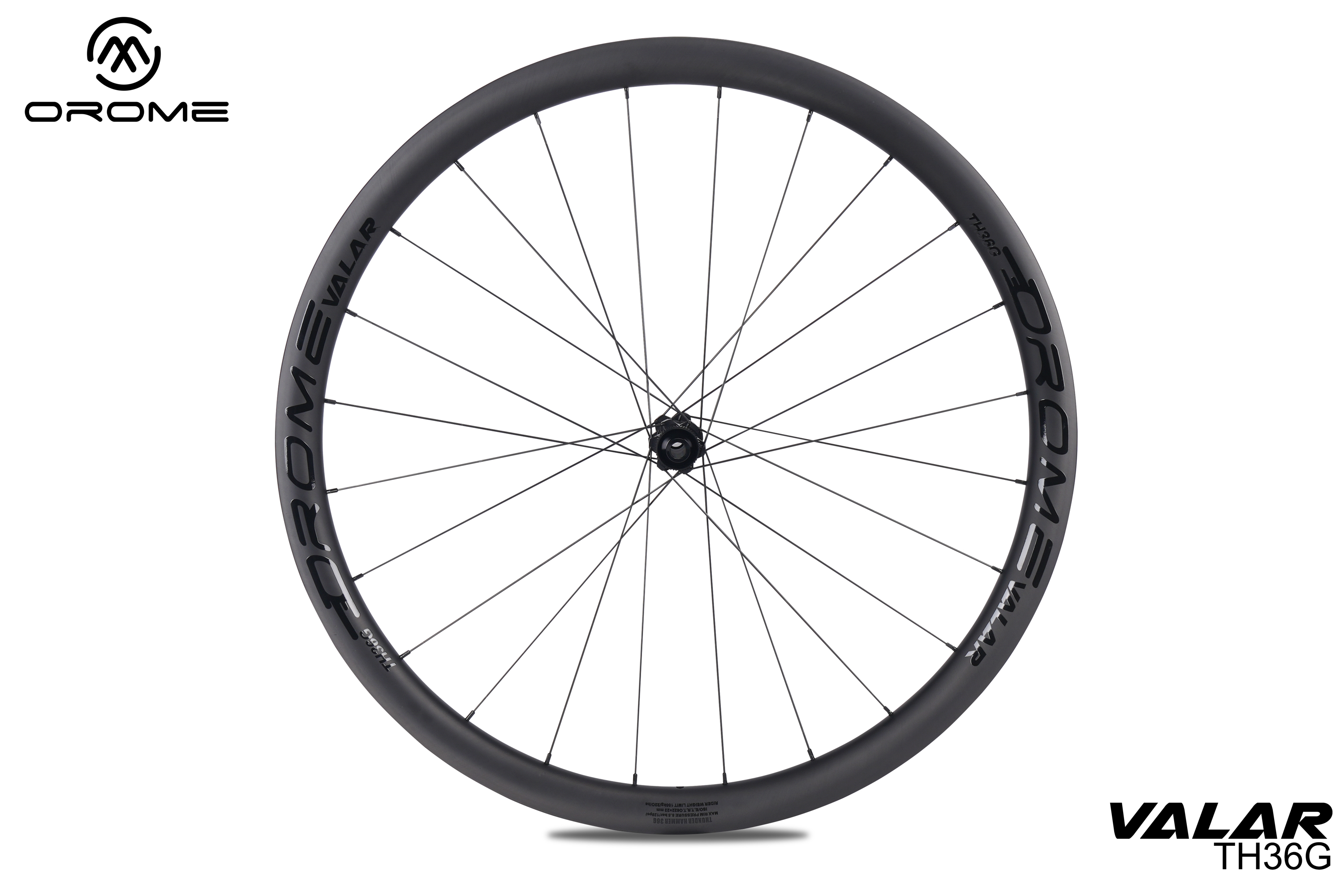 OROME VALAR TH36G Carbon Gravel Disc Brake Wheelsets
