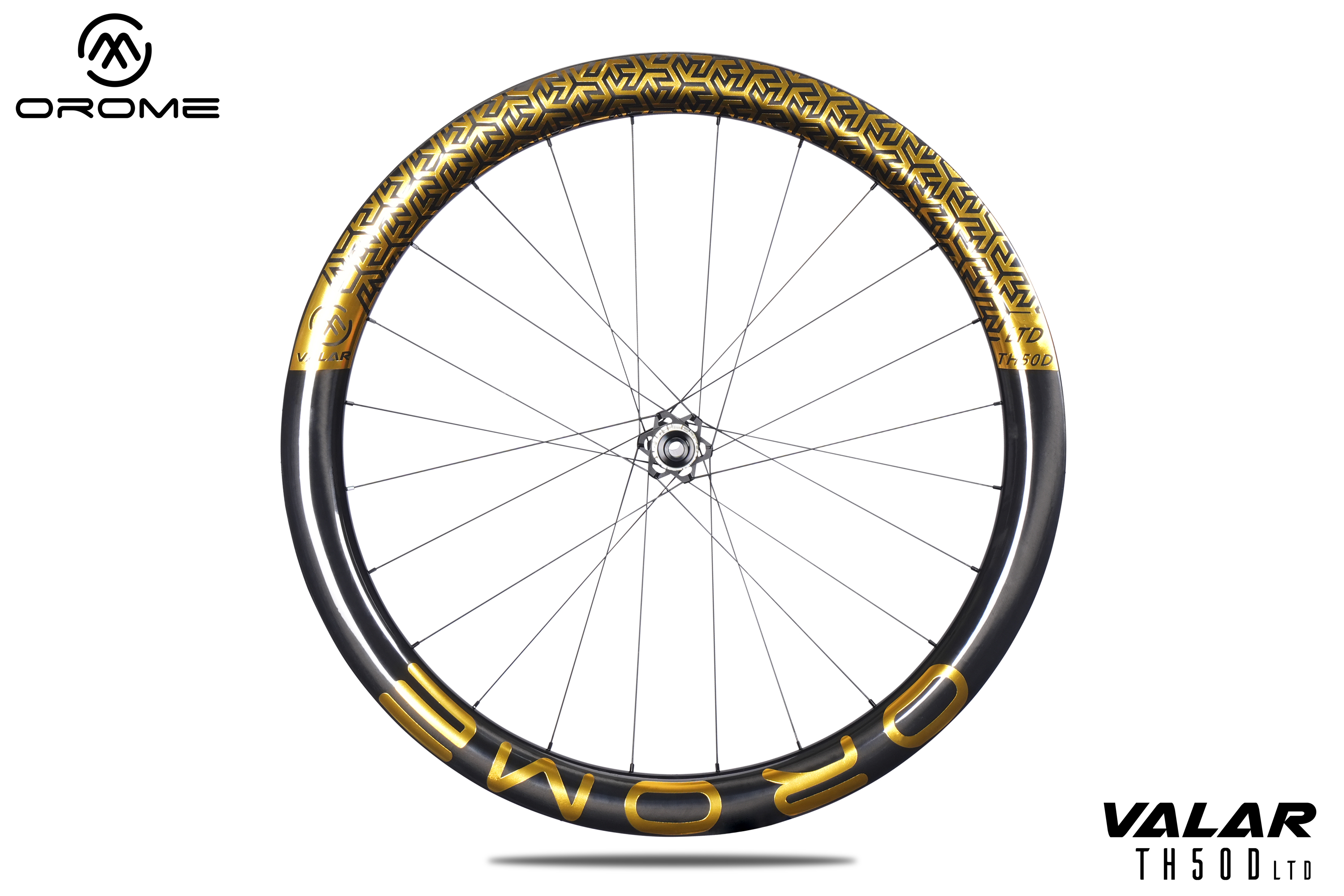 OROME VALAR TH50D Carbon Road Disc Brake Wheelsets, Disc Brake Carbon Wheels. Superlight Carbon Disc Brake Wheelsets